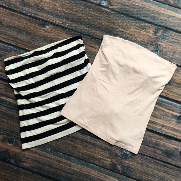 H&M Tops - 5/$25 H&M strapless tee bundle